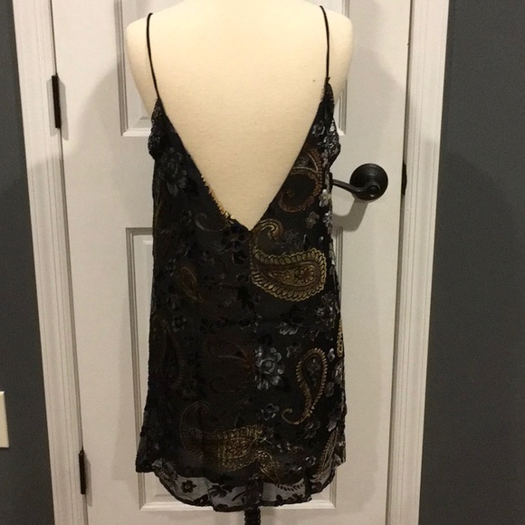 ✨Velvet Burnout Paisley Slip Dress.✨💥Host Pick💥 - Picture 7 of 8